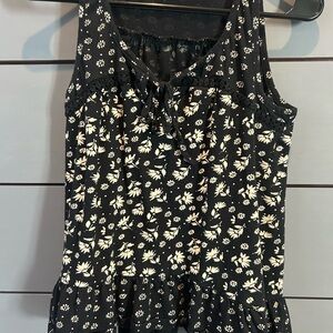 Patrons of peace Sleeveless Floral  Top - Size S